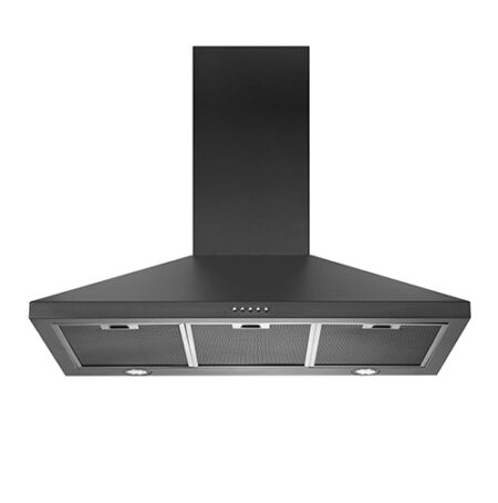Schweigen Black Wallmount Rangehood 900mm (Non-Silent) - TRI-900B (SECOND) - Image 4