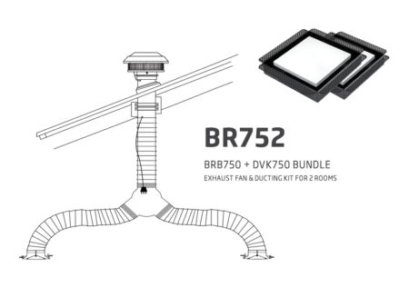 Silent Exhaust Fan Bundle for 2 Rooms - BRB752 (BOX-DAMAGED) - Image 2