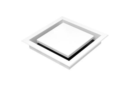 Silent Exhaust Fan with White Square Recessed Diffuser - BRW650 (BOX-DAMAGED) - Image 2