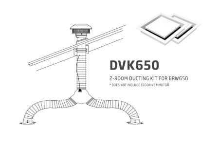 DVK650 Venting Kit for BRW650 Silent Exhaust Fan - Image 2