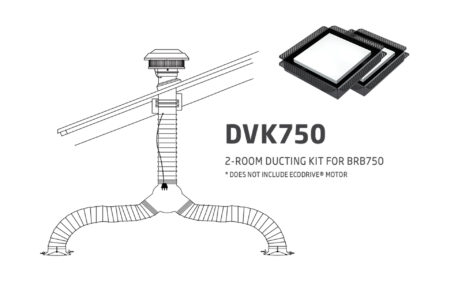 DVK750 Venting Kit for BRB750 Silent Exhaust Fan - Image 2